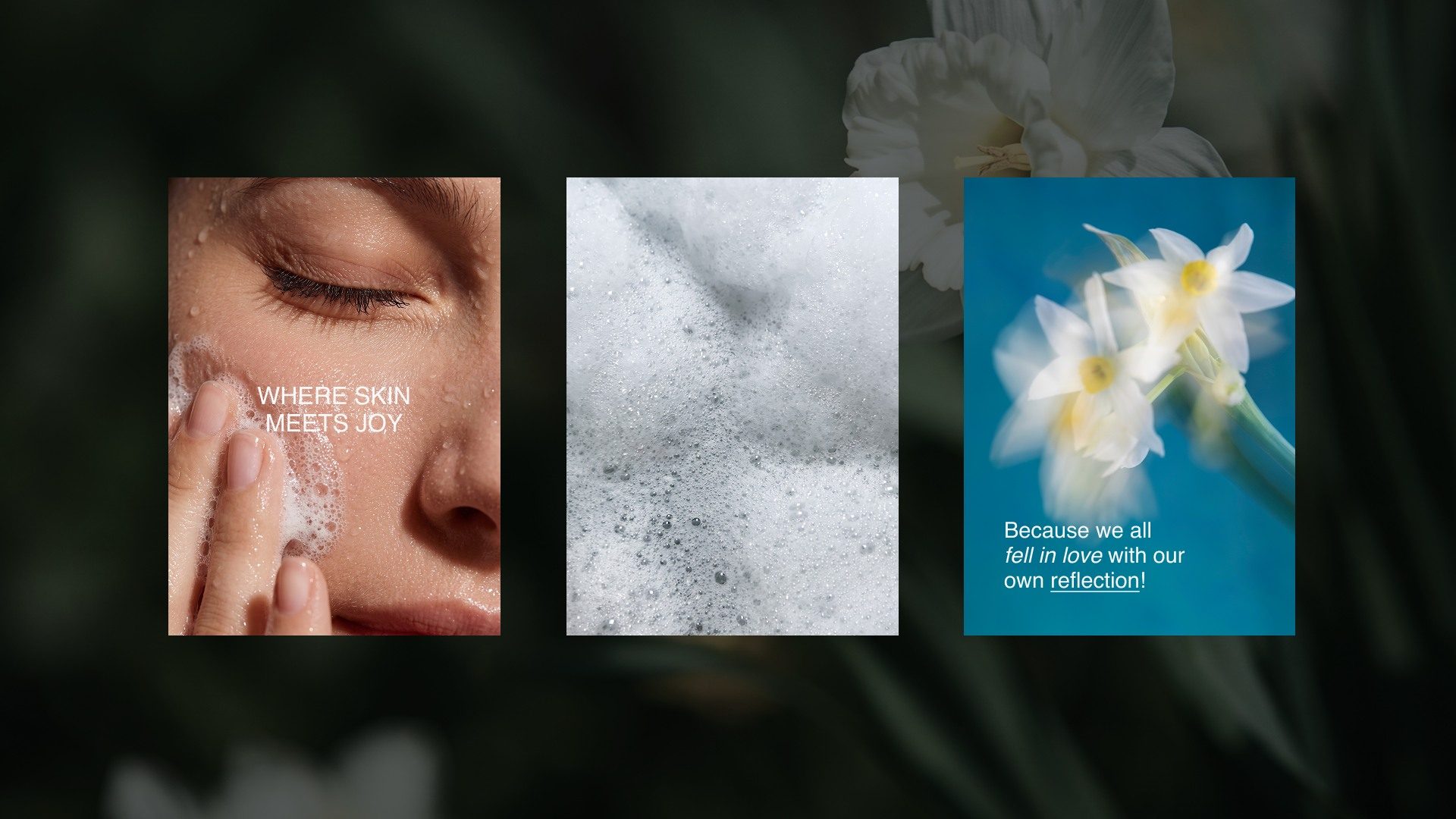 JoySkin website hero section