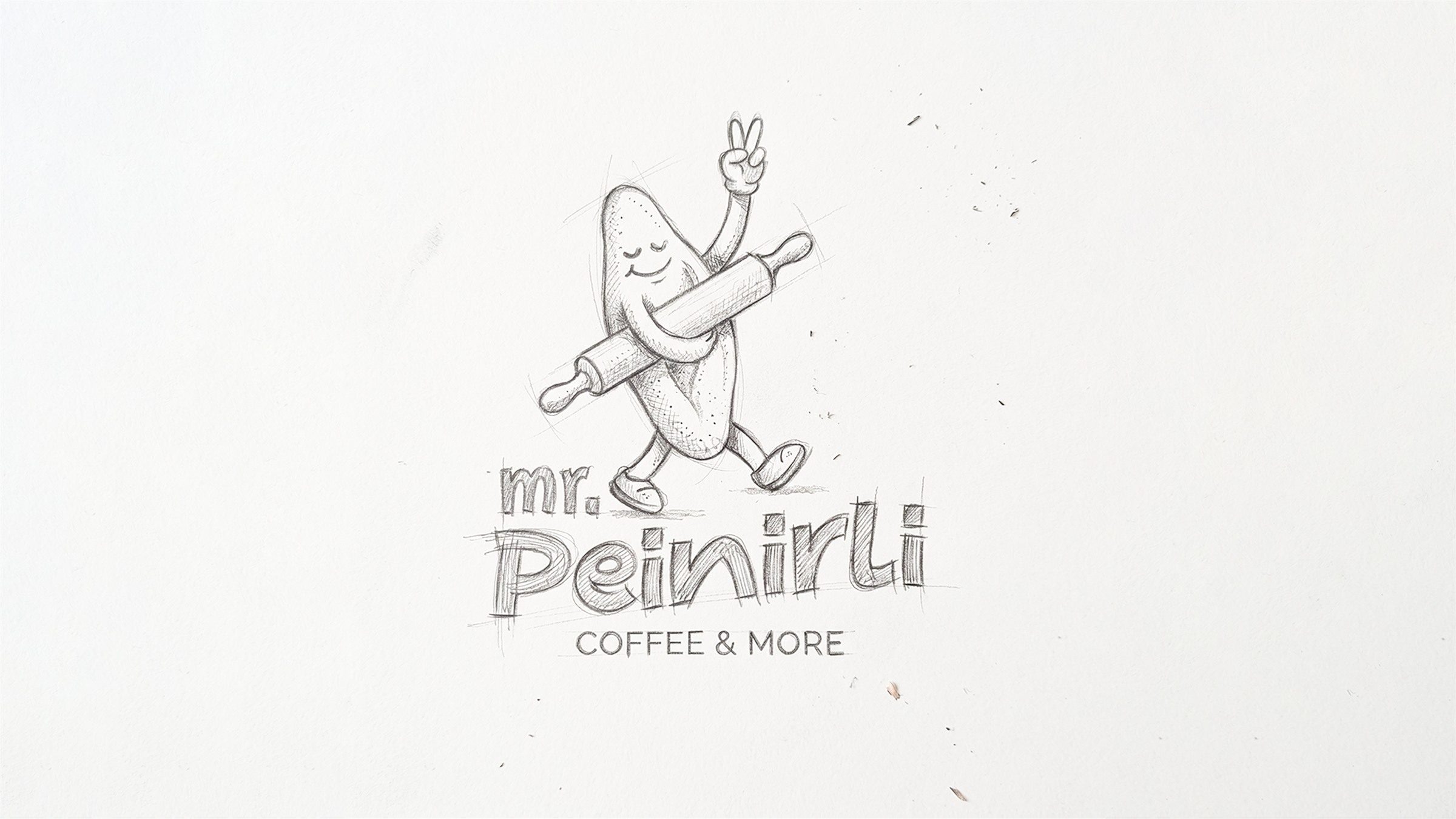 Mr. Peinirli brand banner